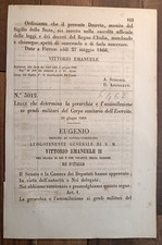 1866 LAW X MILITARY DEGREES