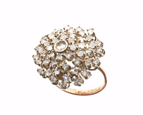 Anello stile antico oro - in, 14