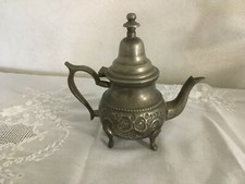 Antica Teiera/Caffettiera in alpacca argentato