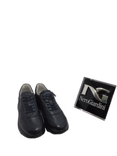 SNEAKERS UOMO NERO GIARDINI ART. E302810U/200 IN PELLE BLU
