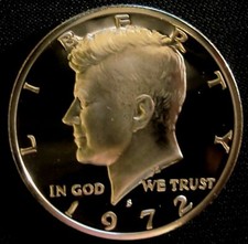 Mezzo dollaro Kennedy 1972 S -