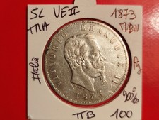 Italie 5 Lire 1873 MBN