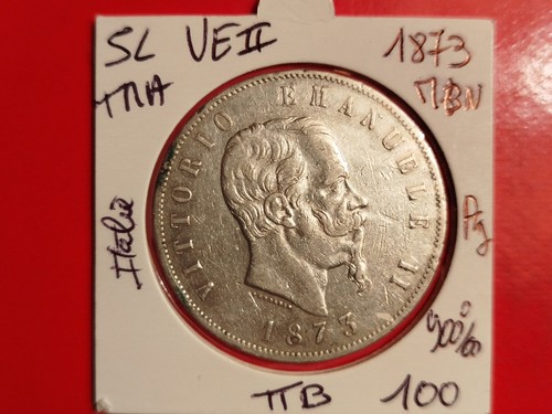 Italie lire 1873 mbn - 1873,