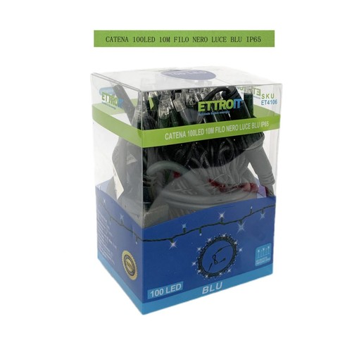 Luci natalizie catena 100 led - natalizie,