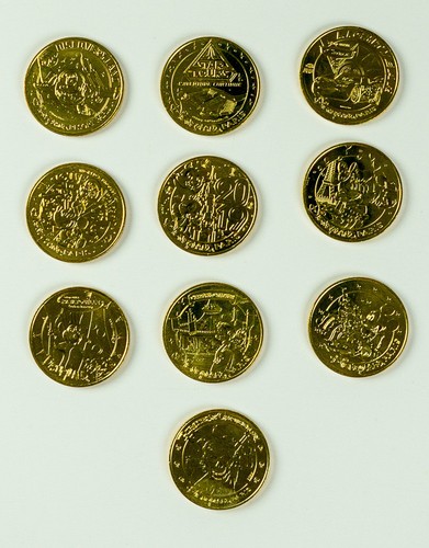 Lotto monete medaglione - 10,