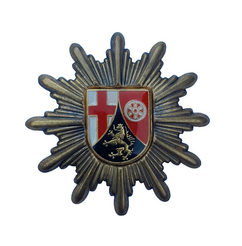 Old police cap badge frg - police,