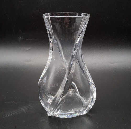 Vase cristal blanc soufflé - en,