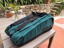 Borsa Tennis Wilson  Blade  Super  Tour  V9 (9 racchette) verde/nero
