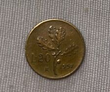 20 Lire del anno 1957
