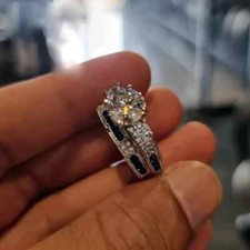 2,00 CT SET DI DUE ANELLI