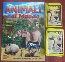 Animali nel Mondo 2005 Fol-Bo Album Vuoto+ 50 Bustine di figurine.
