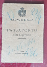 passaporto per l'estero regno