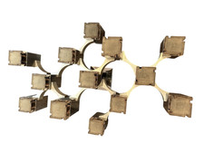 SCIOLARI CUBIC applique lampada plafoniera vintage RARA lamp