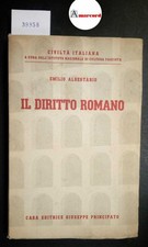 Albertario Emilio, Il diritto