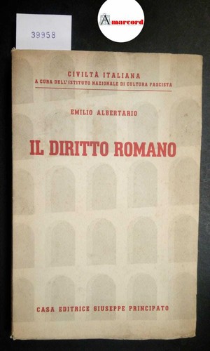 Albertario emilio diritto - albertario,