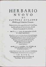 Herbario nuovo di Caspare