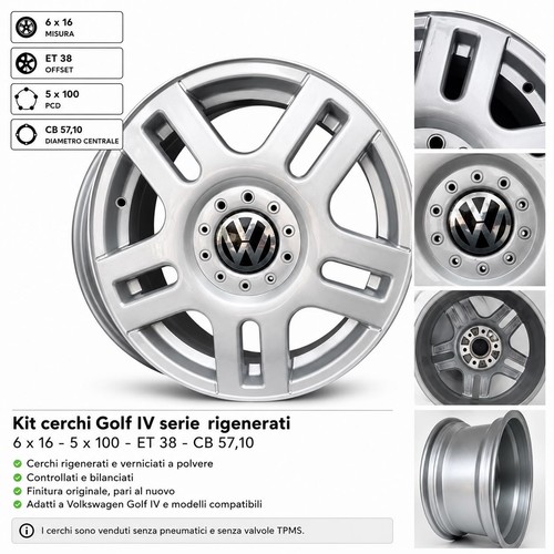 Kit cerchi rigenerati - 4,
