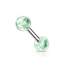 Piercing Cartilagine Trago Palline Con Paillettes
