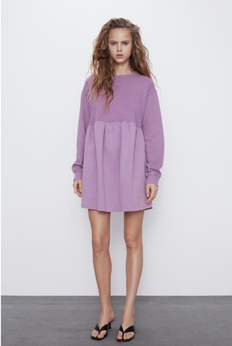 Abito felpa zara nuovo - zara,