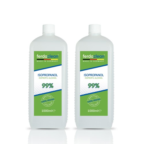 Isopropanolo 2 x - 99,9%, 1l