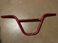 Manubrio Bmx Rosso Anodizzato Old School Usato