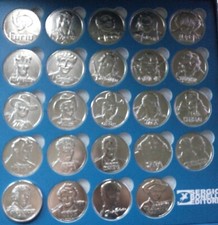 BONELLI - MEDAGLIE CELEBRATIVE EROI A FUMETTI - TEX - ZAGOR - DYLAN DOG - DAMPYR