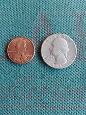 MONETA  QUARTER DOLLAR LIBERTY 1966 USA + One Cent Liberty 1993 USA Circolate 