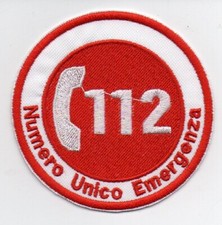 PATCH RICAMO TOPPA 112 NUMERO