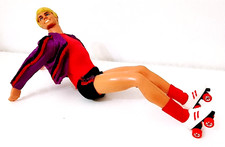 KEN ROLLER SKATING 1980 Mattel bambola in ottime condizioni completa