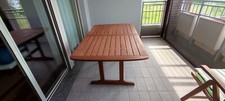 tavolo da giardino in legno allungabile 150/200 x 90 x 74