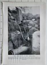 1918 WW1 Mondo Guerra I Stampa - Periscopio IN The Trenches Occhio Di Observer