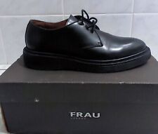 Scarpe da Uomo FRAU Mod. Derby in Pelle Nera  Taglia 40 - "Quasi Usate"