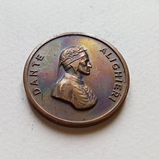 Medaglia In Bronzo Italiana Mm