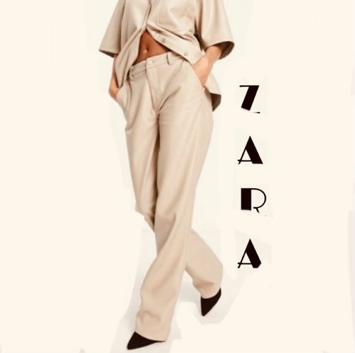 Pantalone donna zara marrone - pantalone,