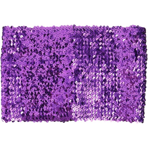 Top paillettes corto senza