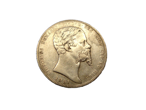 Lire 1851 regno di - 1851, t