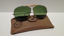 VINTAGE B&L RAY BAN SHOOTER GOLD 1/30 10K GO  62 USA  RB3