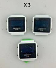 Stock Lotto 3 Orologi Digitali Jamaica Time Sport Funzionanti Usati No Cinturino