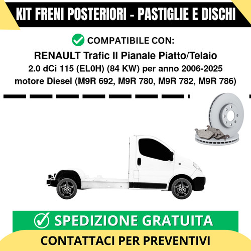 Kit freni posteriori per - freni,