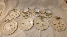 Japanese kutani ware tea set - japanese,
