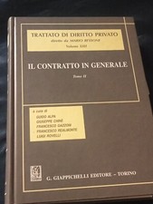 TRATTATO DI DIRITTO PRIVATO IL CONTRATTO IN GENERALE TOMO II MARIO BESSONE.