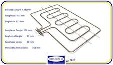 RESISTENZA SERPENTINA RISCALDANTE SUPERIORE CIELO FORNO SMEG 1050W+2800W 