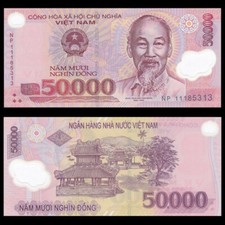 Banconota vietnamita Dong 50K