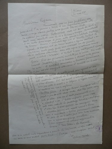 Autografo mario vellani marchi - mario,