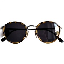 occhiali da sole GIORGIO ARMANI 101 827 round brown silver vintage sunglasses