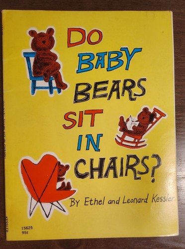 Baby bears sit chairs - baby,