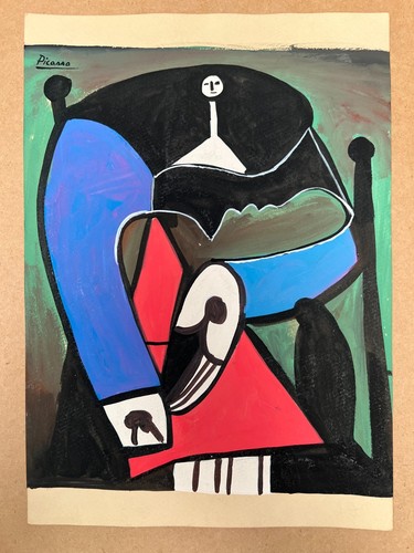 Pablo picasso disegno carta - su,