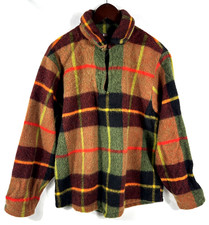 Pullover shacket lana flanella