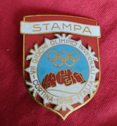 Cortina 1956 olympic badge - olympic,