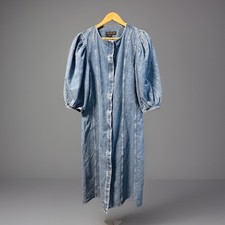 Abito midi Zara denim maniche